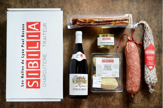 Coffret gourmand Sibilia, formule " Repas lyonnais"