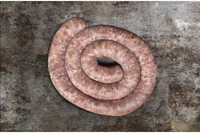 Saucisse de veau aux olives