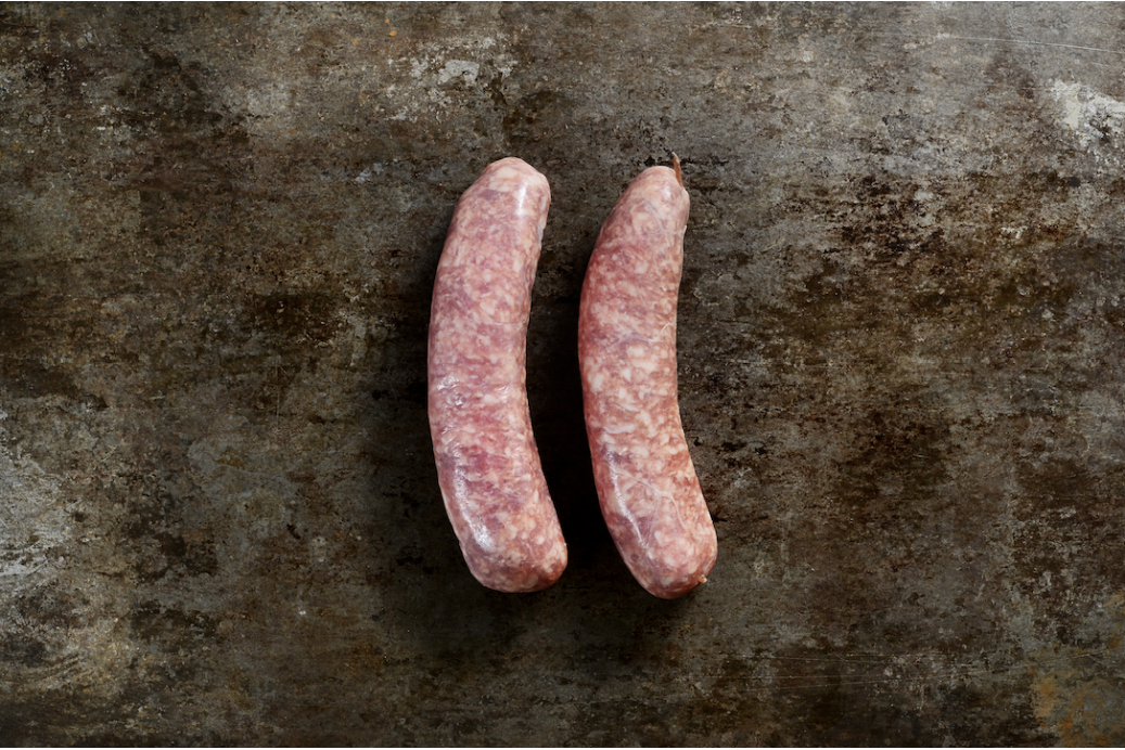 Saucisse de veau aux olives